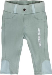 QHP Reithose Bobby für Kinder aus Baumwolle in Grün oder Blau – Bild 1 von 2