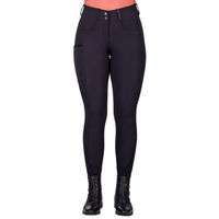 Produktbild von QHP Reithose für Damen mit Vollbesatz in Schwarz Wintermodell Größe 38