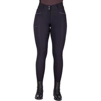 Produktbild von QHP Reithose Julin Full Grip für Damen in Schwarz Größe 38