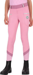 Produktbild von QHP Reithose Rosalynn Junior Reitlegging für Kinder in Rosa aus Polyester