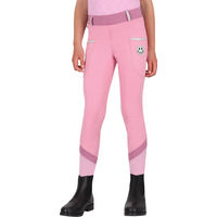 Produktbild von QHP Reithose Rosalynn Junior Reitlegging für Kinder in Rosa aus Polyester