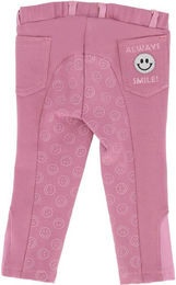 QHP Reithose Rosalynn Juniorbaby für Kinder aus Baumwolle Rosa Größe 68 – Bild 1 von 2