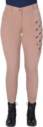 Produktbild von QHP Reithose Summer Focus Damen Mid Grip Sommer Beige Größe 42