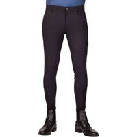 Produktbild von QHP Reithose Swen Mid Grip für Herren in Schwarz Größe 48