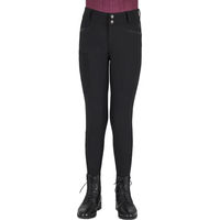 Produktbild von QHP Reithose Zahra Junior Winter Reithose für Mädchen Schwarz Größe 164
