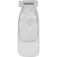 Produktbild von QHP Reitkrawatte Plastron Miyah Weiß Silber Polyester Unisex Größe M