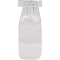 Produktbild von QHP Reitkrawatte Plastron Zizah Silber Weiß Polyester Unisex Größe S