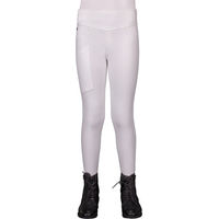 Produktbild von QHP Reitlegging Kae Junior Reithose für Kinder in Weiß