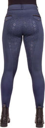 QHP Reitleggings Jorine Grip Vollbesatz Damen Beige Größe 38 – Bild 1 von 2