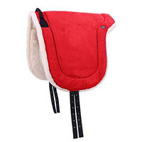 Produktbild von QHP Reitpad Bareback Pad für Shetty Pferde in Rot aus Polyester