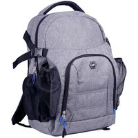 Produktbild von QHP Reitrucksack Jeans Look Grau 20 Liter aus Polyester - 20 l