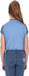 QHP Reitshirt Rosalynn Junior für Kinder aus Polyester in Rosa oder Blau Größe 140 – Bild 1 von 6