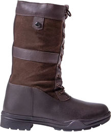 Produktbild von QHP Reitstiefel Damen aus Leder wasserdicht Winter Braun Größe 42