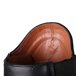 QHP Reitstiefel Hailey Breit aus Leder Schwarz Größe 37 – Bild 1 von 5