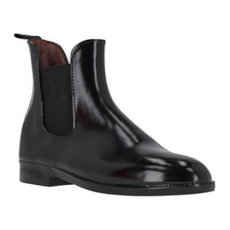 QHP Reitstiefel Jodhpur aus Gummi Unisex Schwarz Größe 37 – Bild 1 von 9