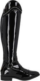 QHP Reitstiefel Lamira aus Lackleder in Schwarz Größe 38 – Bild 1 von 6