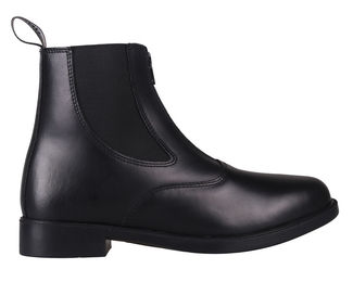QHP Reitstiefel Manilla Leder Jodhpur Schwarz Größe 42 – Bild 1 von 13