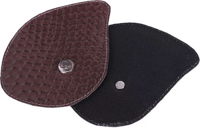 Produktbild von QHP Romy Croco Austauschbare Reitstiefel-Tops aus Leder in Braun Größe 33/34