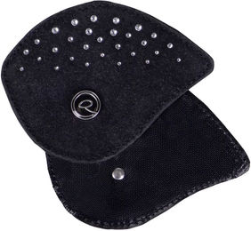 Produktbild von QHP Romy Fade Austauschbare Stiefel-Tops aus Filz in Schwarz und Silber