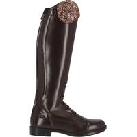 Produktbild von QHP Romy Junior Leder Reitstiefel für Kinder in Braun Größe 41