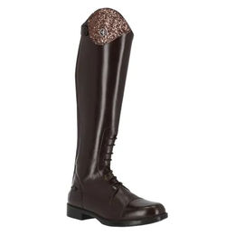 QHP Romy Junior Reitstiefel aus Leder für Kinder in Schwarz Größe 33 – Bild 1 von 11