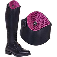 Produktbild von QHP Romy Snake Reitstiefel Sommer Stoff Unisex in Rosa oder Schwarz