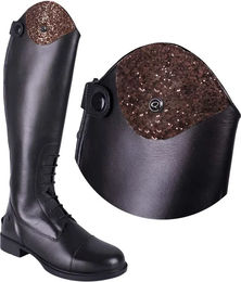 Produktbild von QHP Romy Sparkle Austauschbare Tops für Reitstiefel aus Kunststoff Unisex