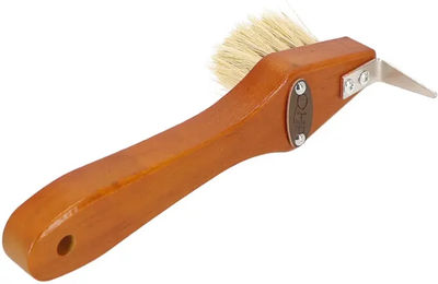 Produktbild von QHP Royal Klauenpfleger für Pferde aus Holz in Braun