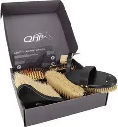 QHP Royal Putzset aus Holz in Schwarz – Bild 1 von 7