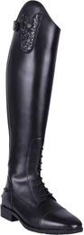 QHP Sasha Reitstiefel aus Leder für Damen in Schwarz Größe 36 – Bild 1 von 2