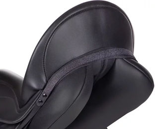 QHP Sattel Jewel Hailyn Sattelschmuck mit Glitzer für Warmblut und Vollblut in Schwarz – Bild 1 von 3