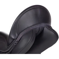 Produktbild von QHP Sattel Jewel Hailyn Sattelschmuck mit Glitzer für Warmblut und Vollblut in Schwarz