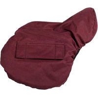 Produktbild von QHP Sattelbezug für Pferde aus Polyester in Rot - 1 Stk.