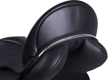 Produktbild von QHP Sattelschmuck Jewel Britney in Schwarz und Silber für Vollblut