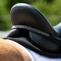 Produktbild von QHP Sattelschmuck Lagos Schwarz für Ponys