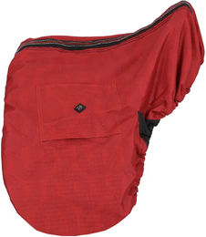 QHP Sattelschoner Collection Sunset Red aus Polyester – Bild 1 von 3