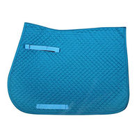 Produktbild von QHP Schabracke Color Basismodell mit kleiner Rautensteppung für Warmblut in Sky Blau