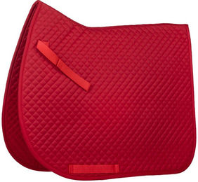 Produktbild von QHP Schabracke Color für Pferde aus Polyester in Weiß Rot Größe D Full