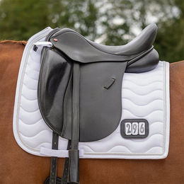 QHP Schabracke mit Startnummer für Ponys aus Polyester in Schwarz oder Weiß – Bild 1 von 2