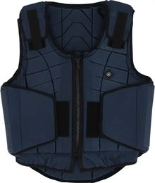 QHP Schutzweste für Reiter Unisex Blau Größe L mit BETA-Level 3 und EN-13158 Zertifizierung – Bild 1 von 10