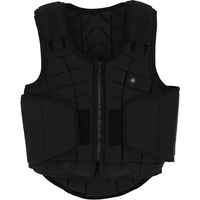 Produktbild von QHP Schutzweste Reiten Unisex Schwarz Größe S nach EN-13158 BETA-Level 3 aus Polyester