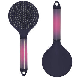Produktbild von QHP Schweif- und Mähnenbürste Pink Ombre aus Kunststoff