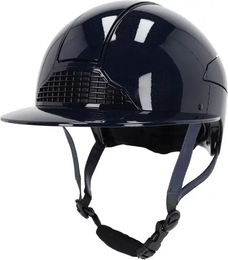 Produktbild von QHP Seattle Polo-Helm mit Visier Blau Unisex Größe 55/57 cm