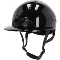 Produktbild von QHP Seattle Polo-Helm mit Visier Schwarz Unisex 51/55 cm