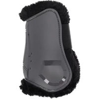 Produktbild von QHP Sensisoft Gamaschen aus Neopren für Vollblut in Grau und Schwarz