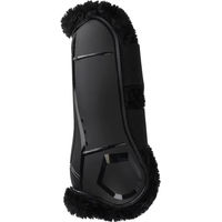 Produktbild von QHP Sensisoft Offene Gamaschen für Pferde aus Neopren Schwarz Pony