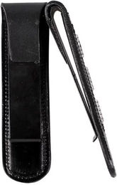 QHP Sharina Stiefelclip für Reitstiefel aus Leder in Schwarz – Bild 1 von 4