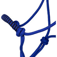 Produktbild von QHP Shetty Knotenhalfter mit Clip aus Polyester Blau