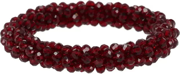 Produktbild von QHP Shine Haargummi für Damen Rot