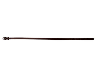 QHP Sperriemen Basic aus Leder für Vollblut in Braun – Bild 1 von 2